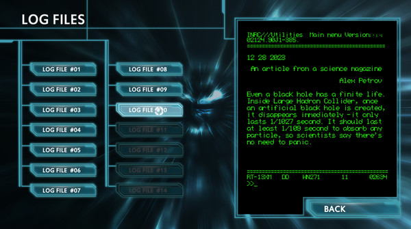 Screenshot z Black Hole Hazard