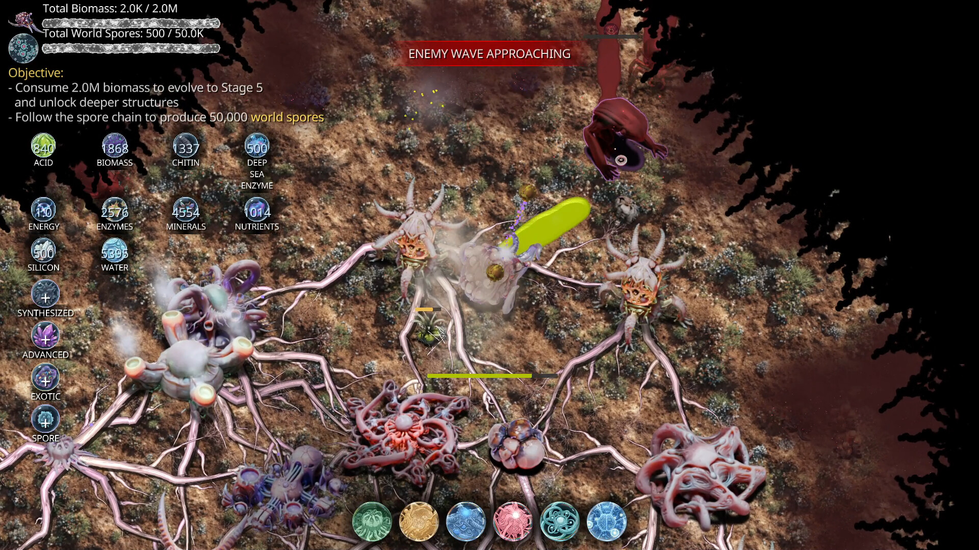 Mycelium Conquest: Mitosis screenshot 3
