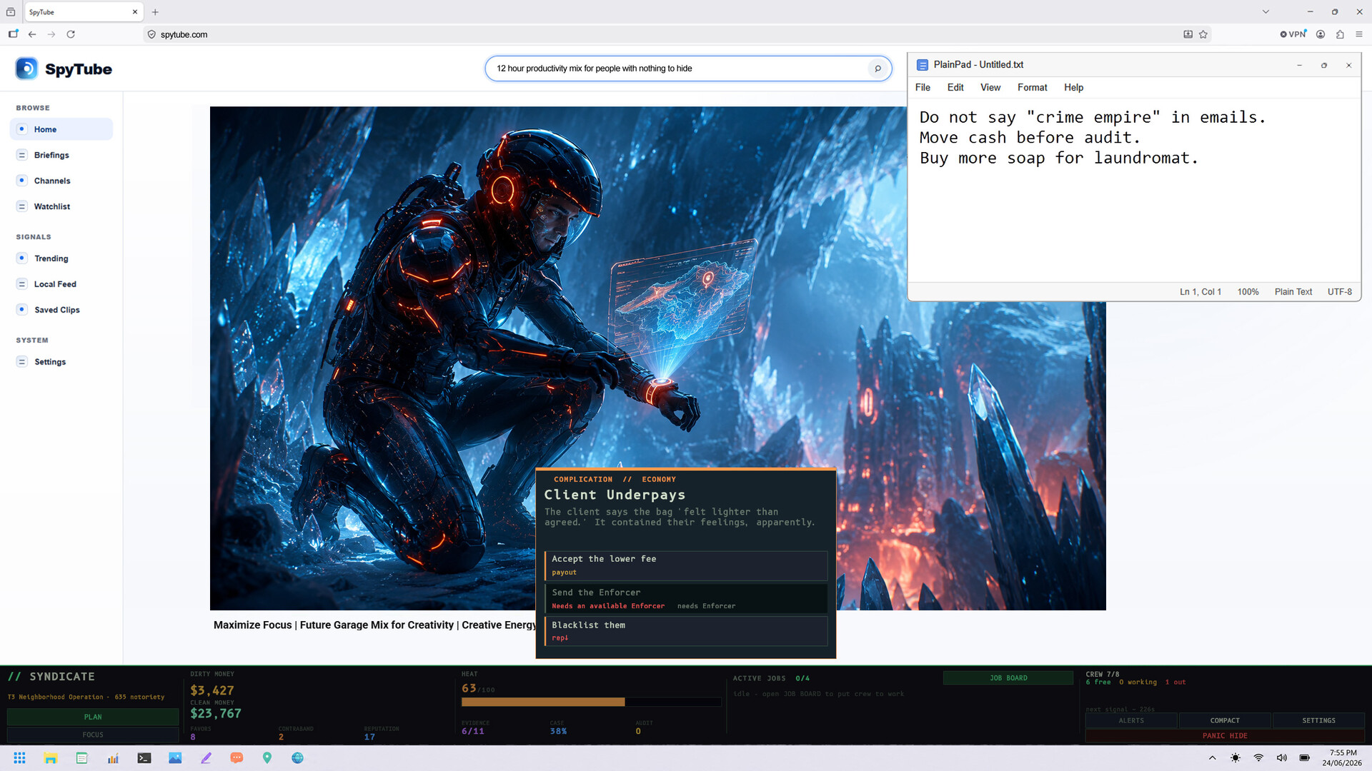 Taskbar Syndicate – Screenshot 2