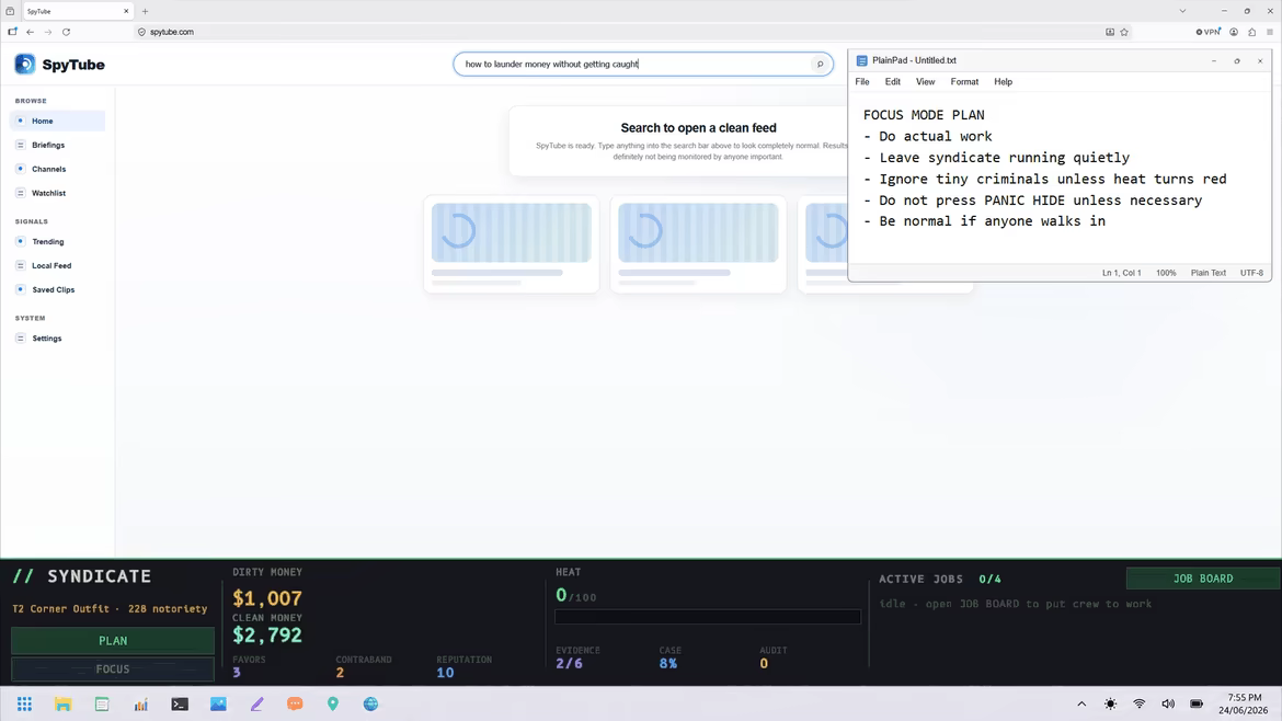 Taskbar Syndicate video 1