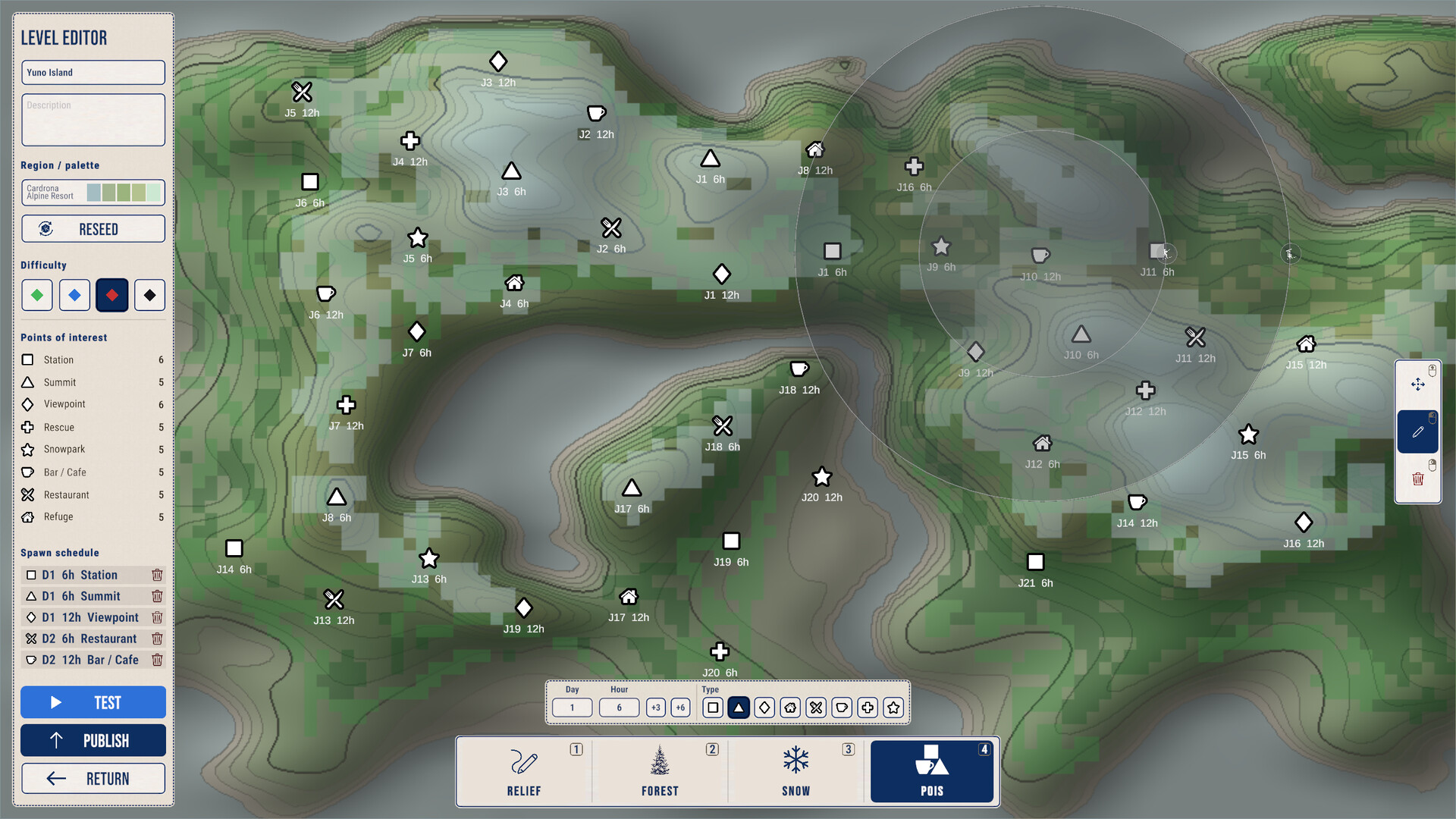 Ski Lines: Trail Map screenshot 12