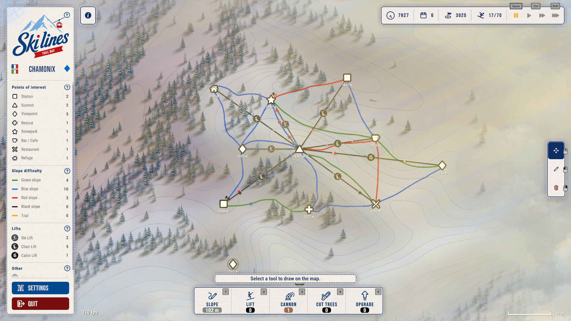 Ski Lines: Trail Map screenshot 5