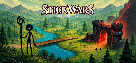 Stick Wars: The Laneborn — Steam game cover