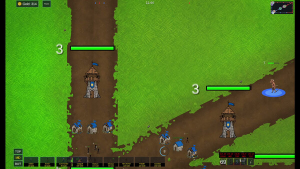 Stick Wars: The Laneborn screenshot 2