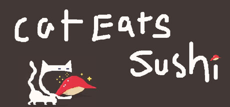 Cat Eats Sushi