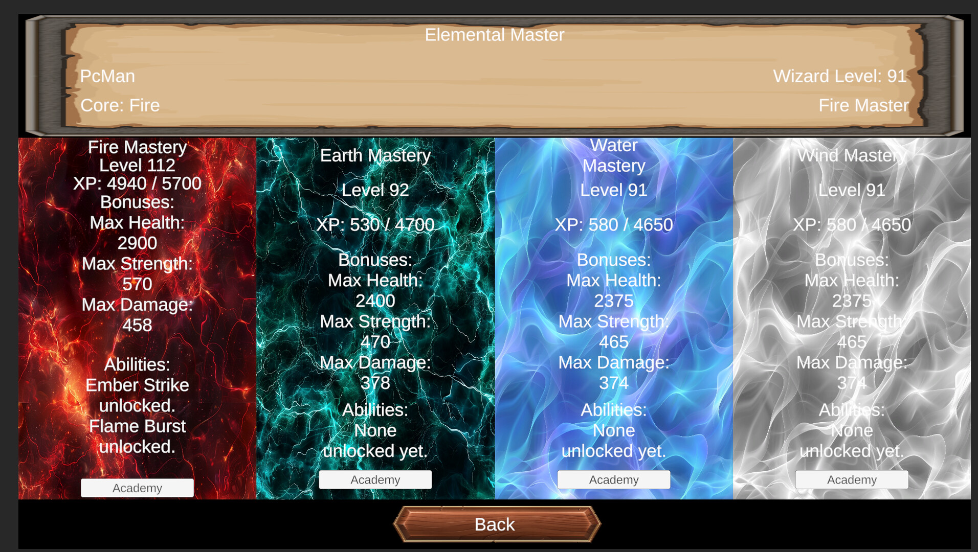 Elemental Wizard screenshot 3