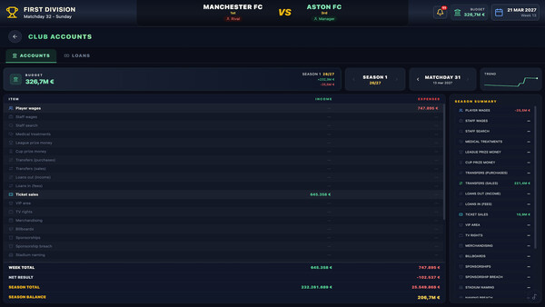Total Club Manager screenshot 7