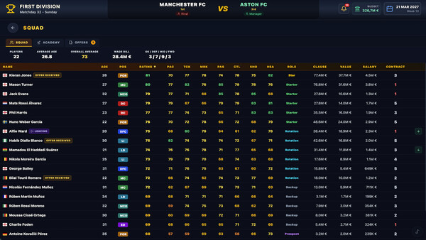 Total Club Manager screenshot 5