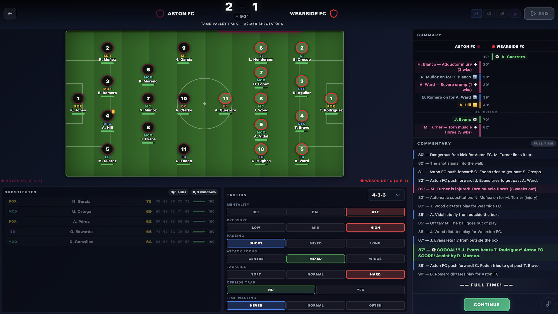 Total Club Manager screenshot 1