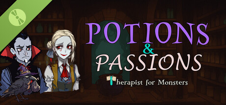 Potions & Passions: Therapist for Monsters Demo header