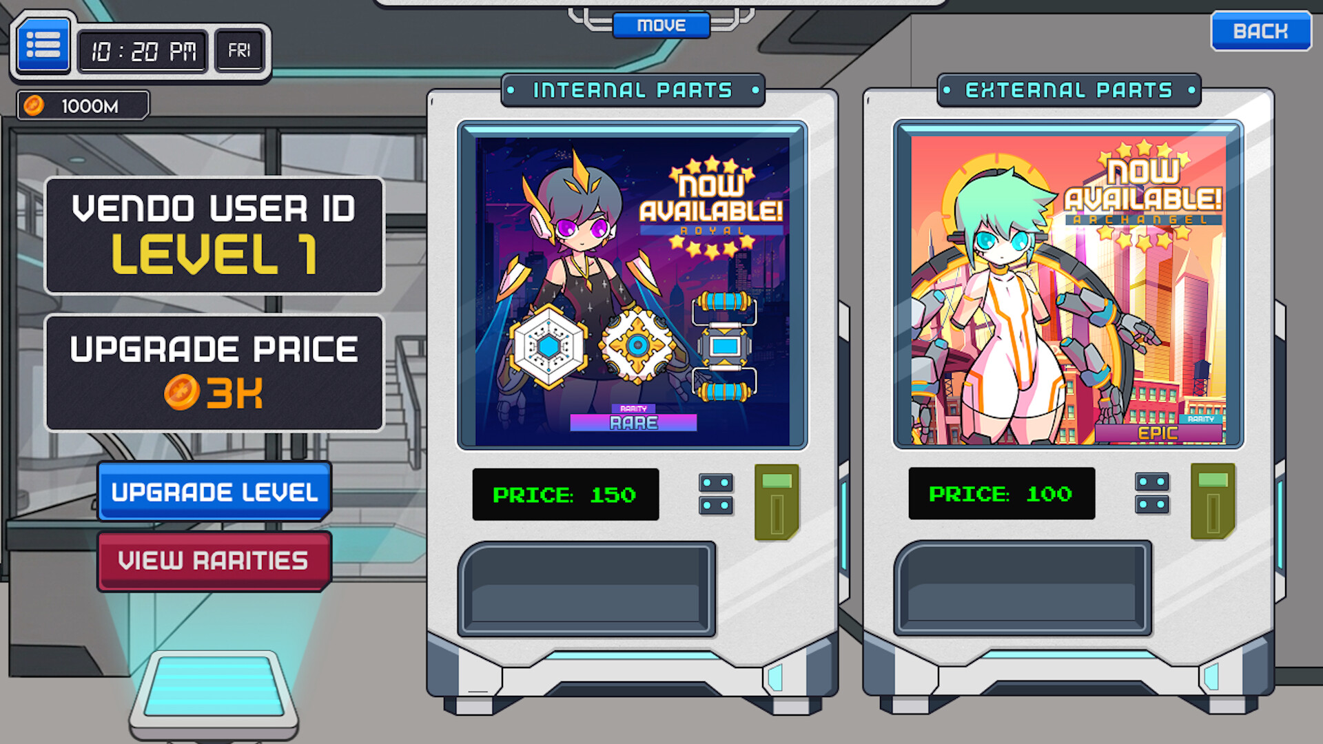 Fembot Vending Machine screenshot 2
