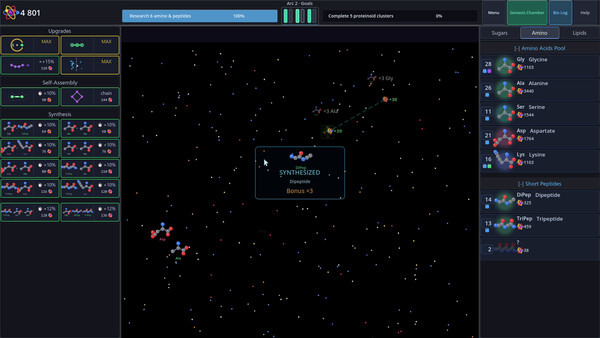 Screenshot of BioSphere: Genesis