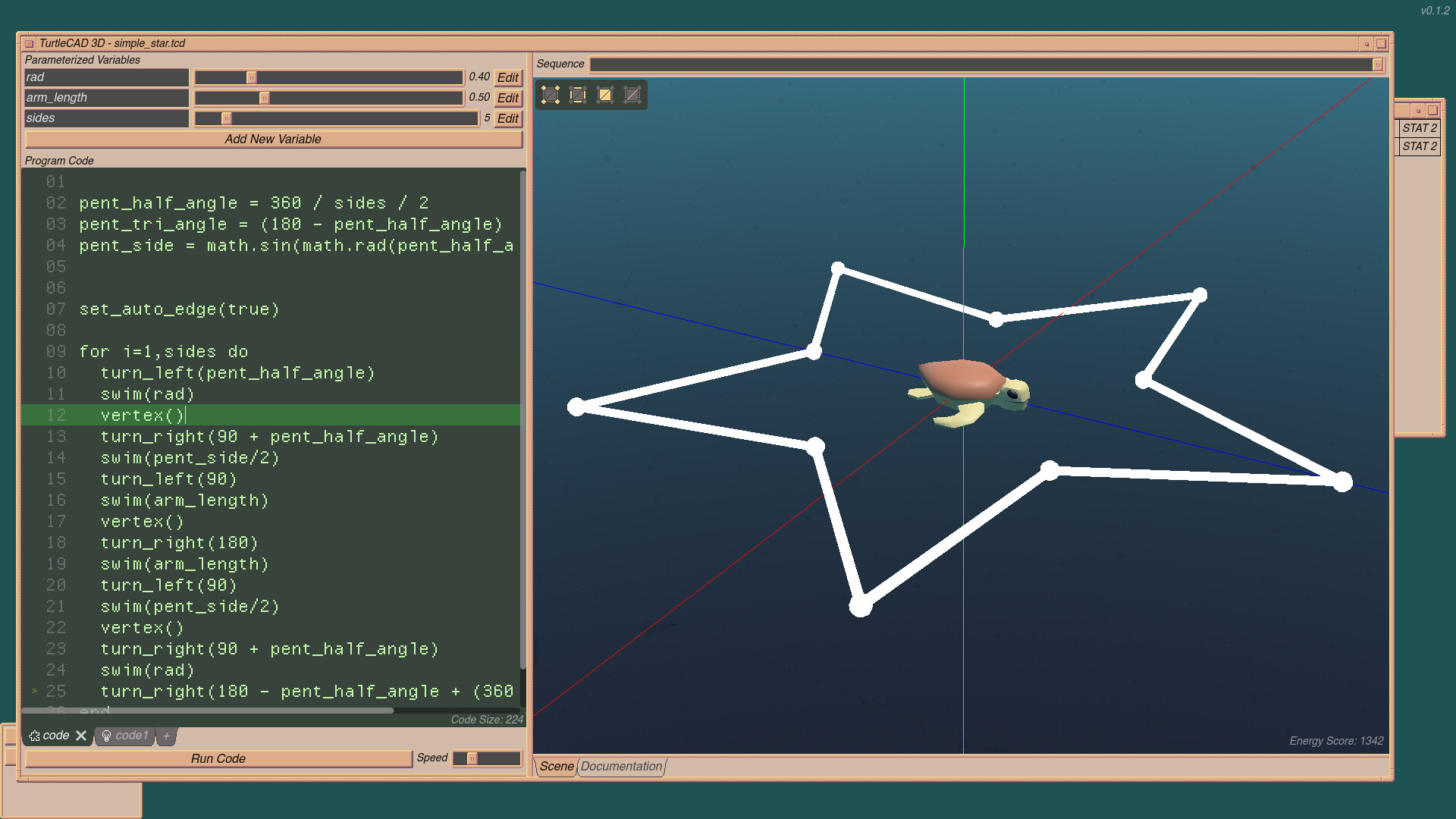 TurtleCAD 3D screenshot #3