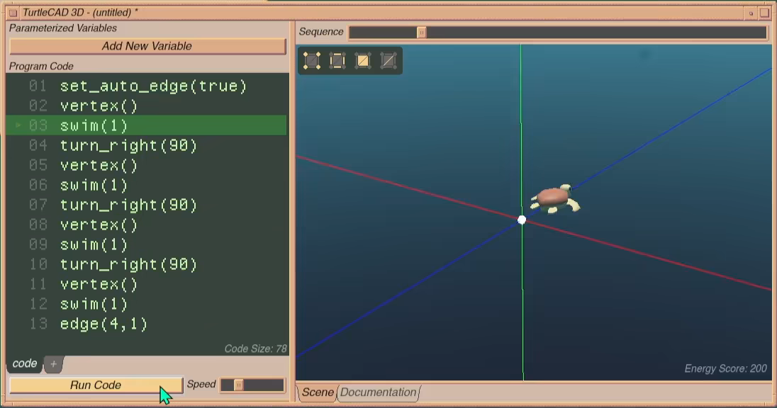 TurtleCAD 3D video 1