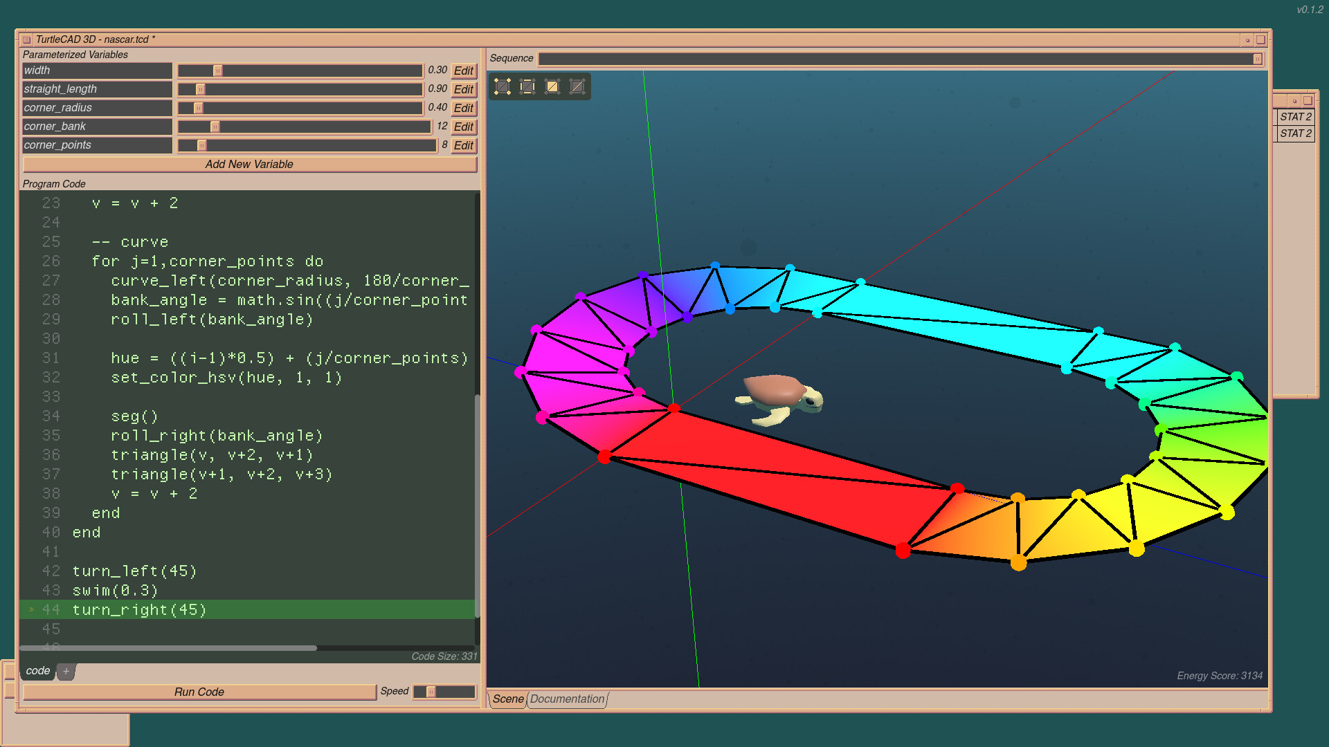 TurtleCAD 3D screenshot #2