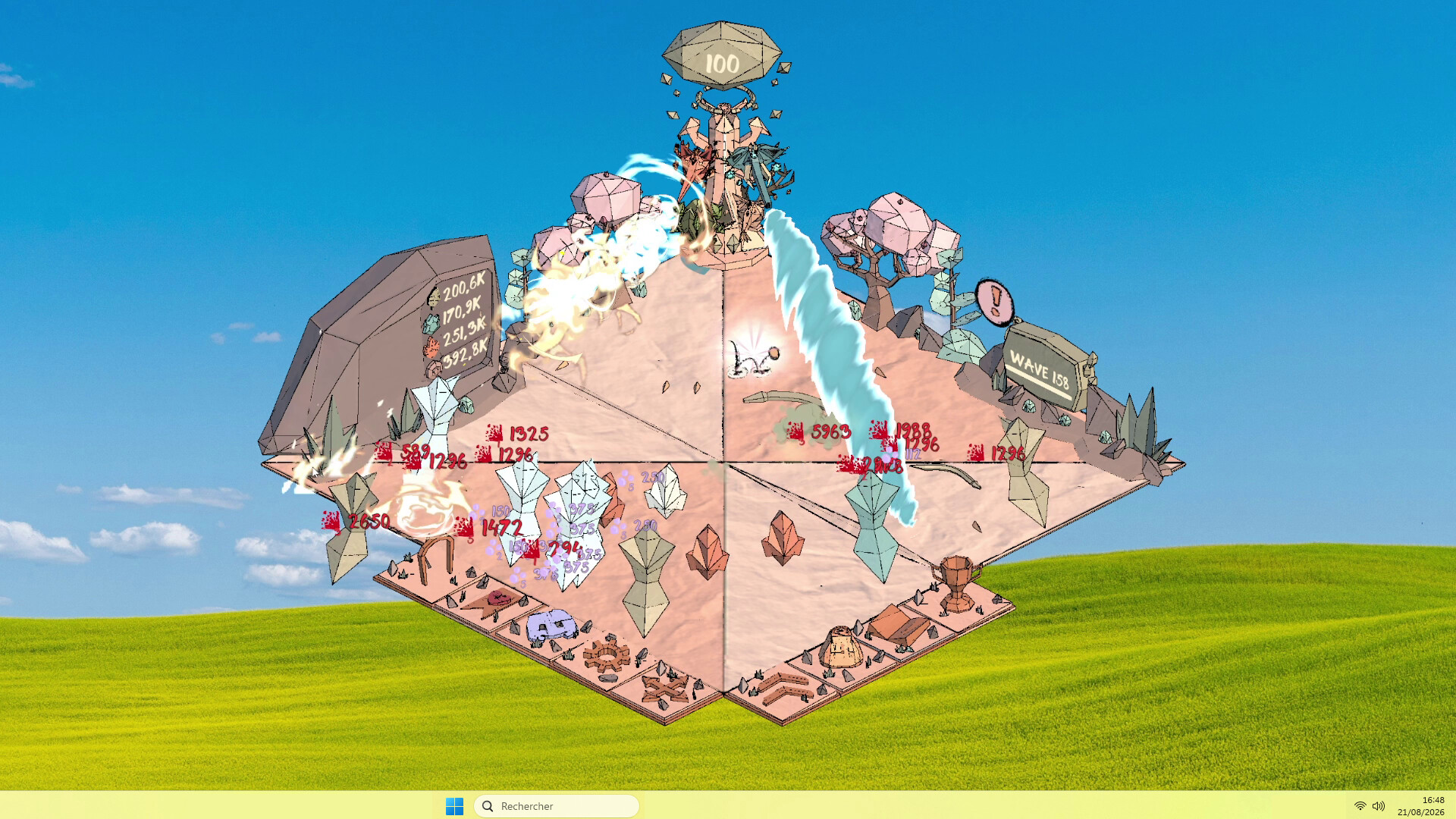 Paper Tower: Idle Overlay screenshot 1