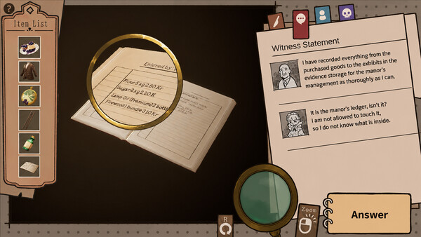 Evidence Officer screenshot 1