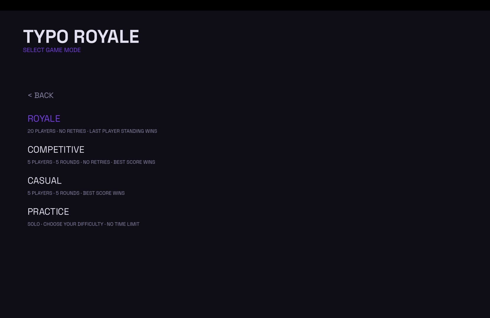 Typo Royale screenshot 5