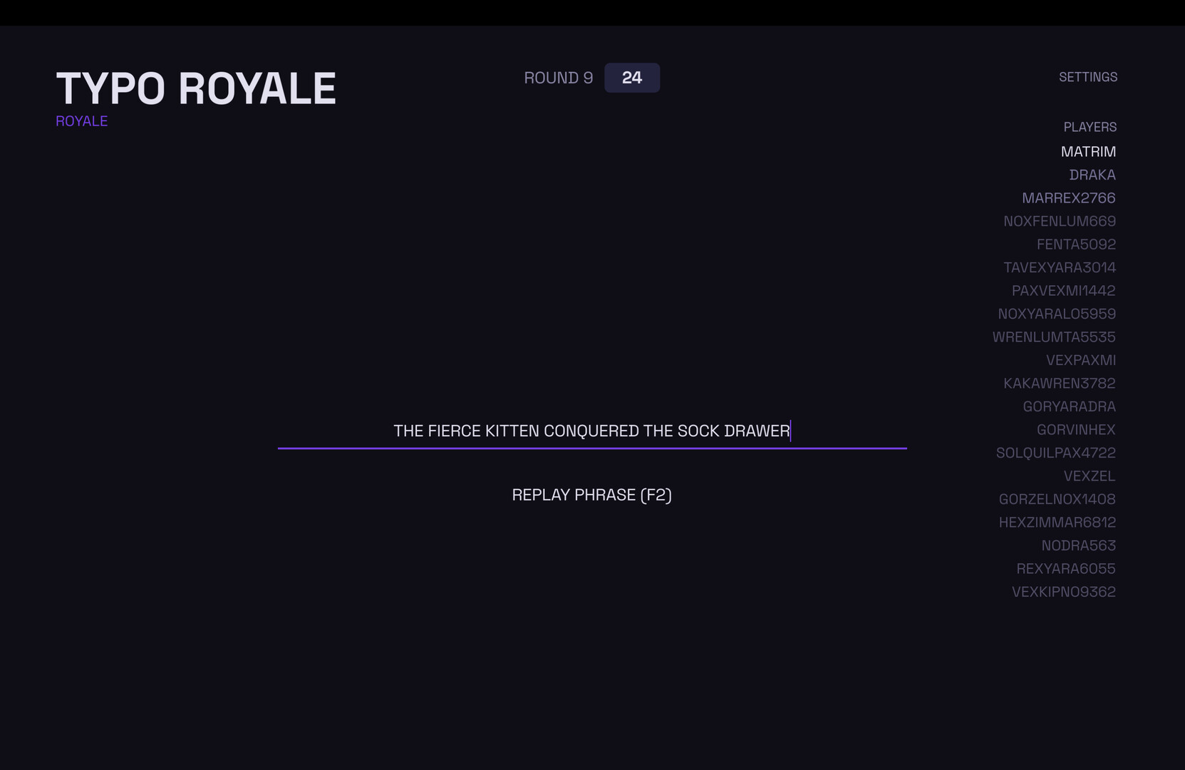 Typo Royale screenshot 1