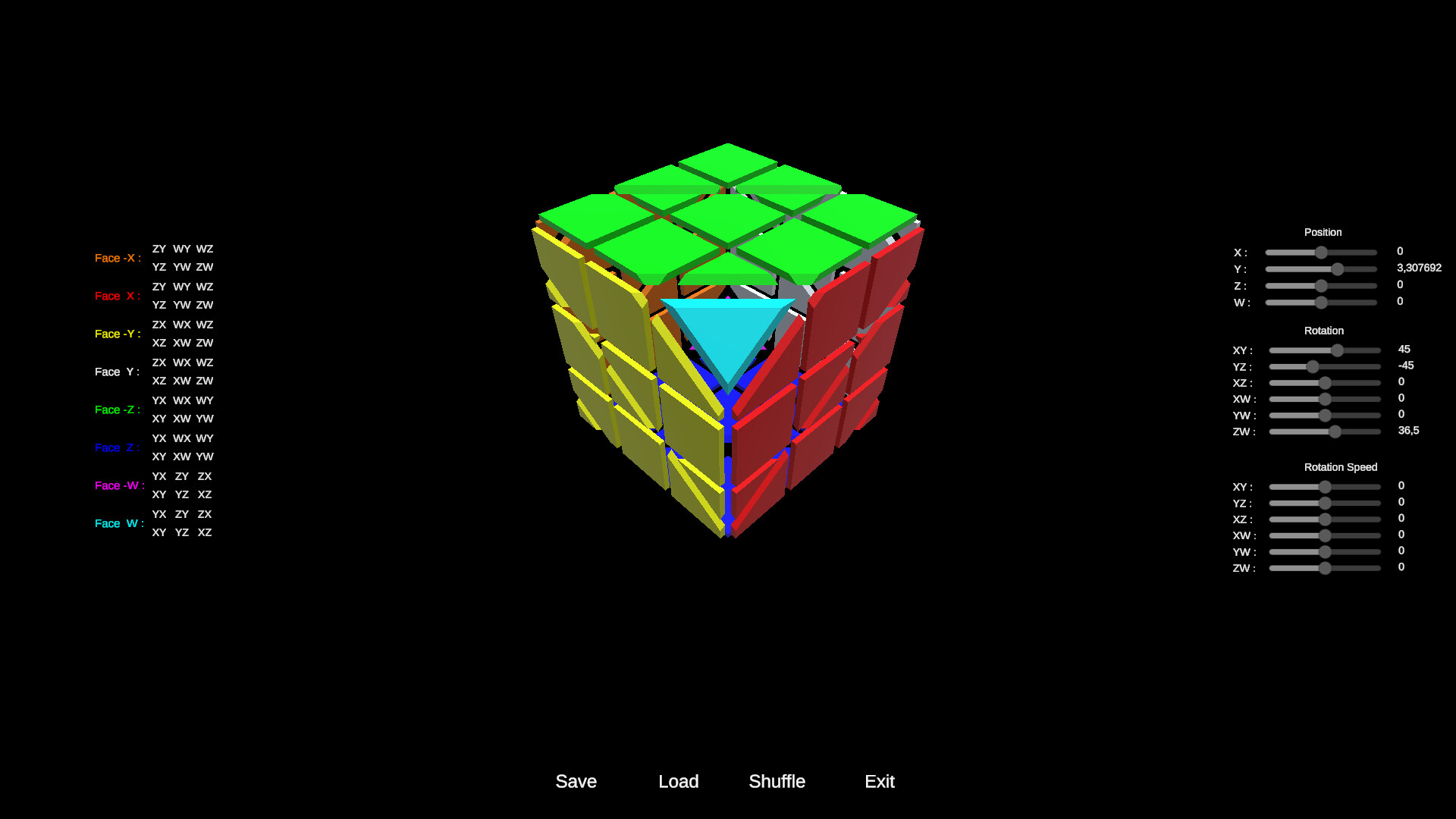 Rubik's Tesseract screenshot 2