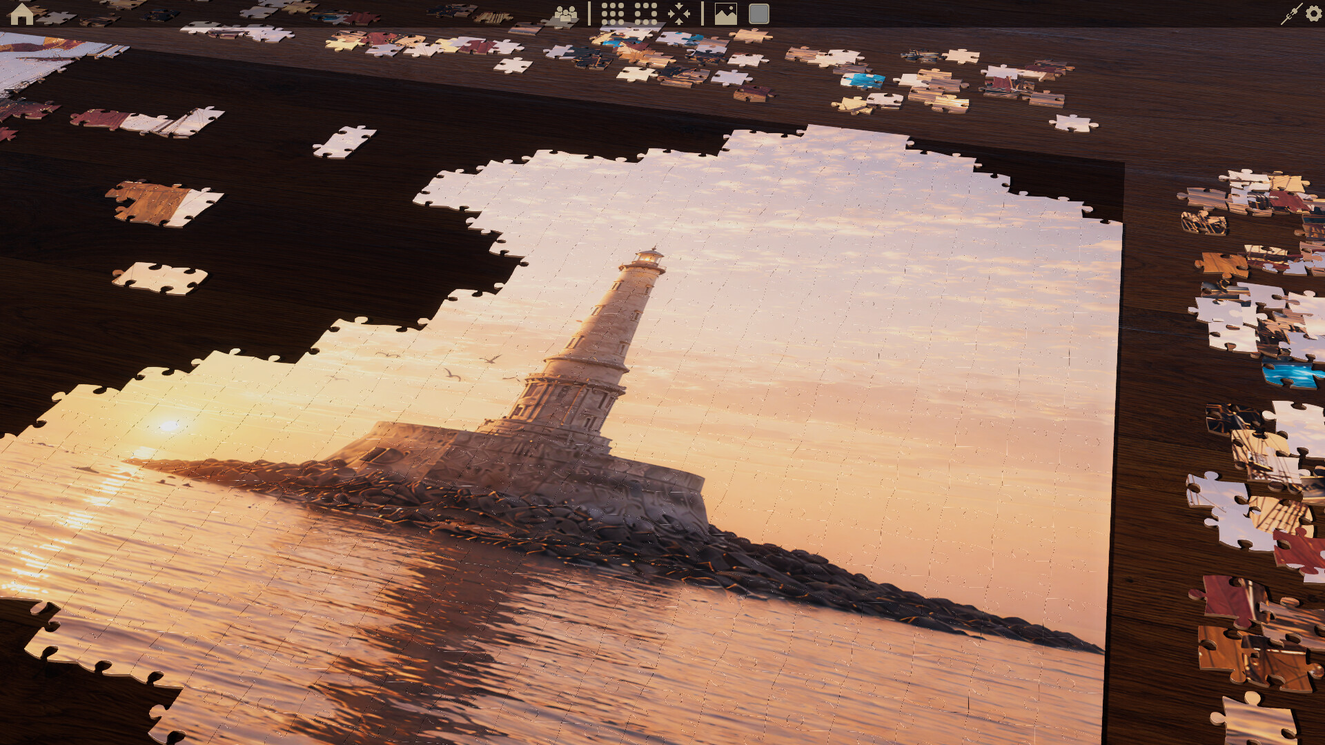 Jigsaw Diorama: The Alchemist and the Eclipse screenshot 1