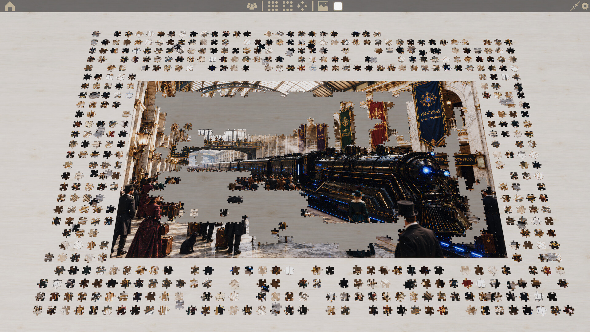 Jigsaw Diorama: The Alchemist and the Eclipse screenshot 4