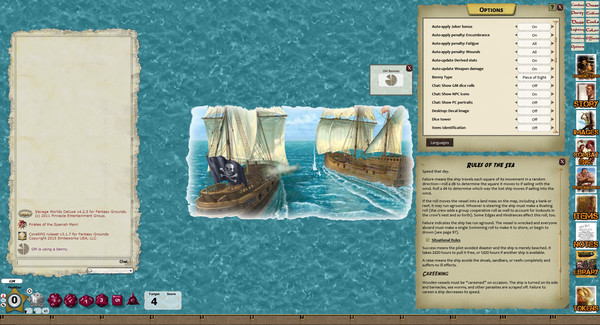Fantasy Grounds - Savage Worlds Setting: Pirates