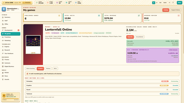Game Dev Empire Screenshot