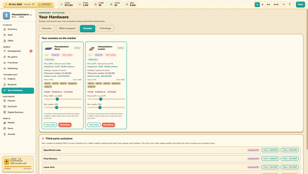 Game Dev Empire Screenshot