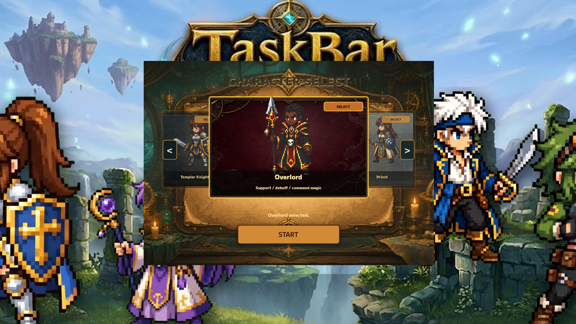 OVERLOAD (CLASS) - Task Bar of Ragnalis