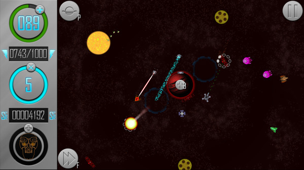 Screenshot z Orbit: Satellite Defense Screenshot z Orbit: Satellite Defense