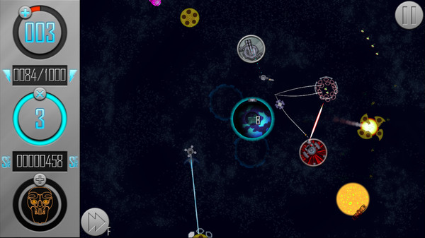 Screenshot z Orbit: Satellite Defense Screenshot z Orbit: Satellite Defense