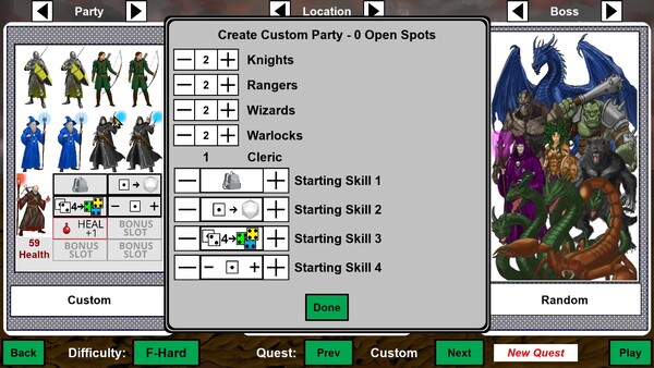 Скриншот 2 из игры Dicebound Quests: Heroes of Dice