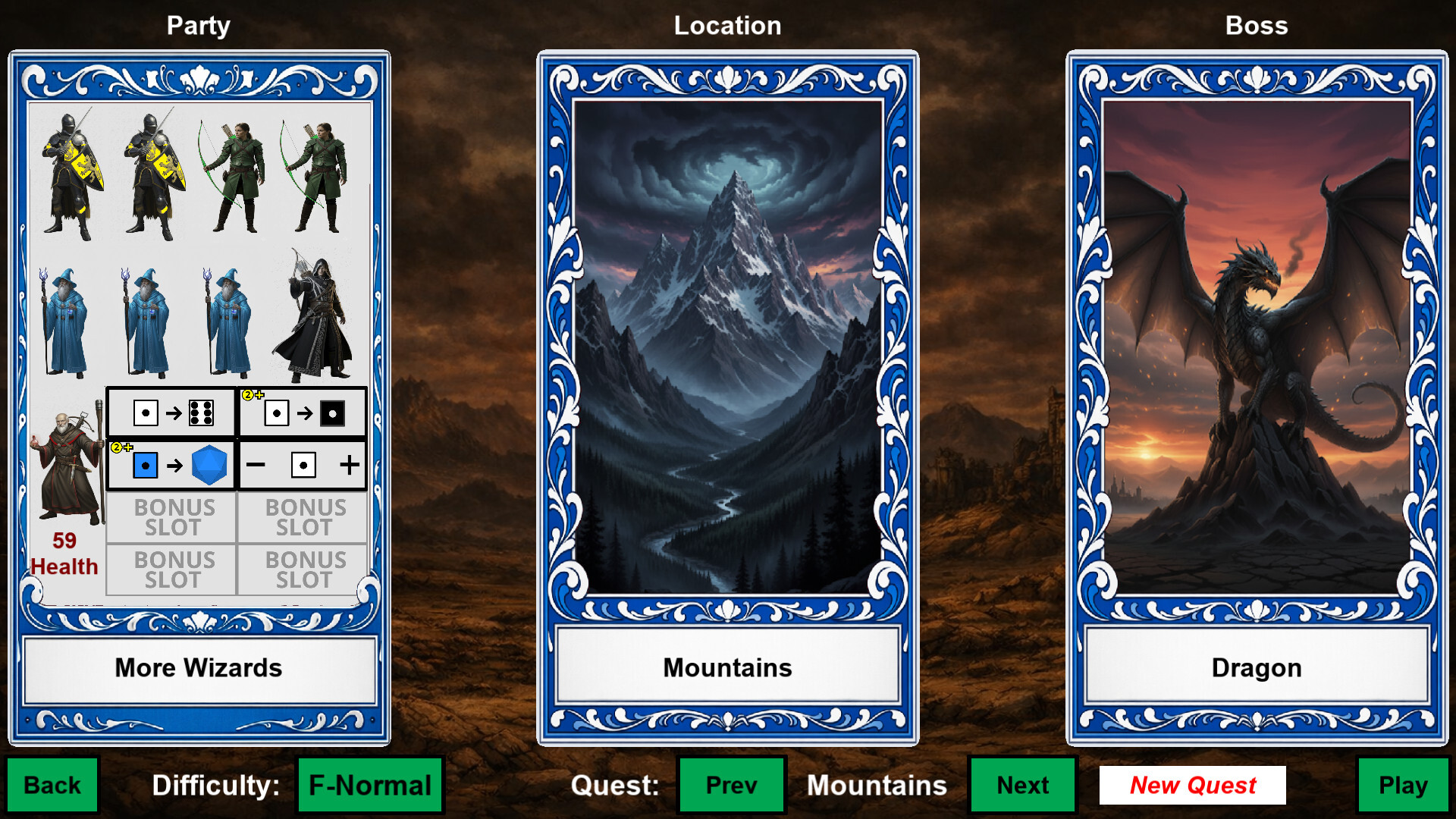Dicebound Quests: Heroes of Dice screenshot #1