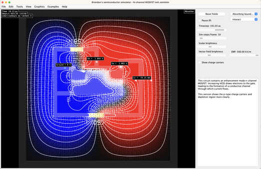 Brandon's Semiconductor Simulator screenshot 6