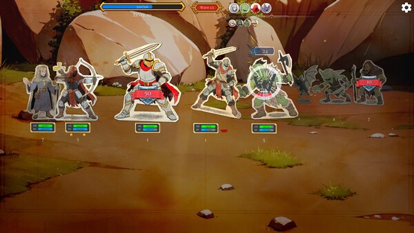 Скриншот 4 из игры Paperclash Tactics