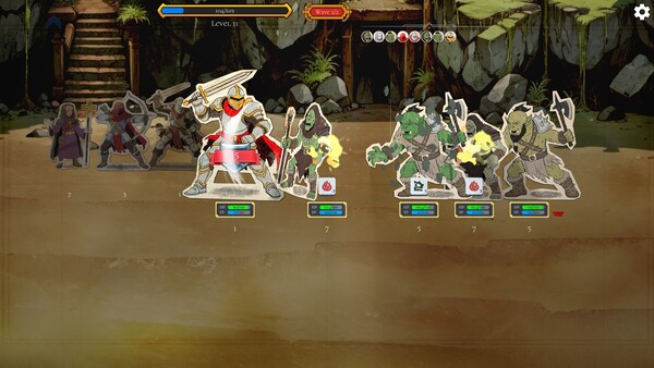 Скриншот 2 из игры Paperclash Tactics