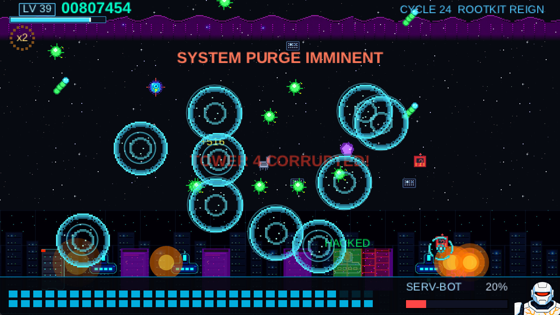 The Last Byte: Serv-Bots Firewall screenshot #1