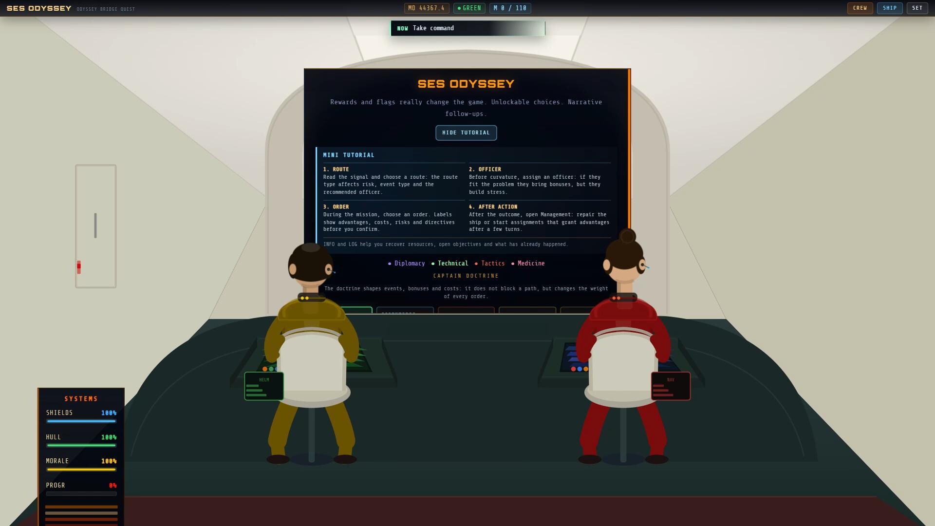 Odyssey Bridge Quest — gameplay screenshot 1
