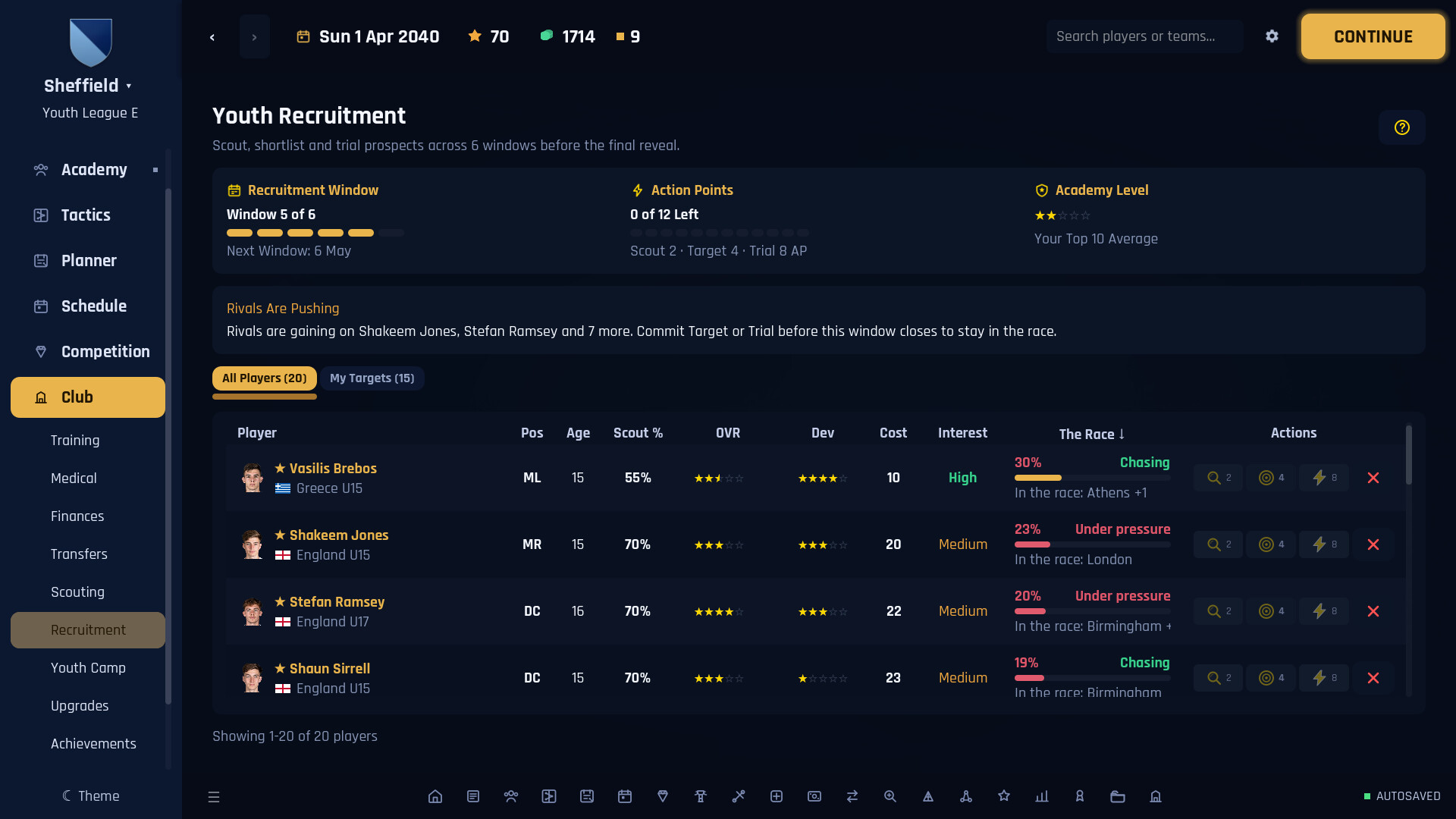 Football Academy Director screenshot 10