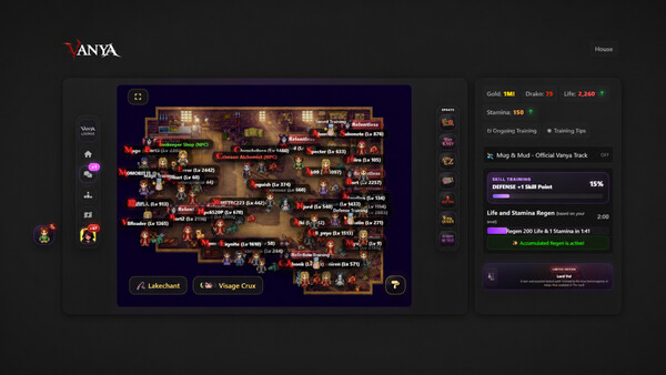 Vanya Online - Idle MMORPG スクリーンショット 1