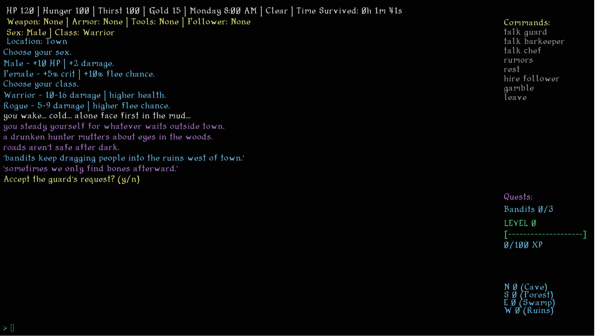 Dark Hollow RPG screenshot #3