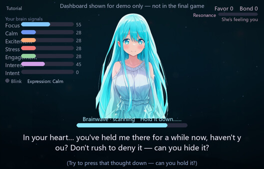 Скриншот 3 из игры BCI: A Telepathic Romance