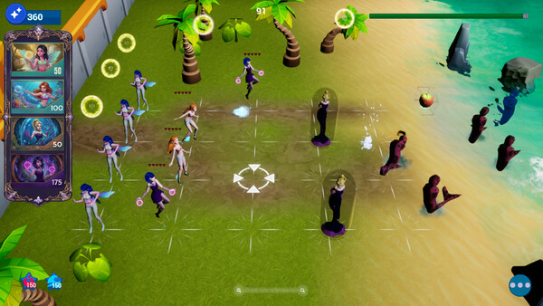 Princess Vs Zombies: Mermaid Curse screenshot 2