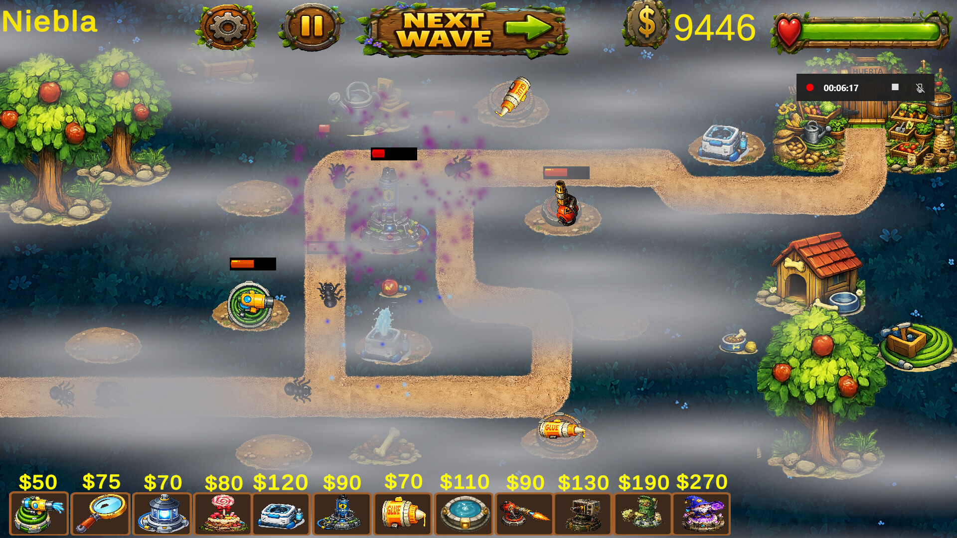 Garden Defence 스크린샷 2