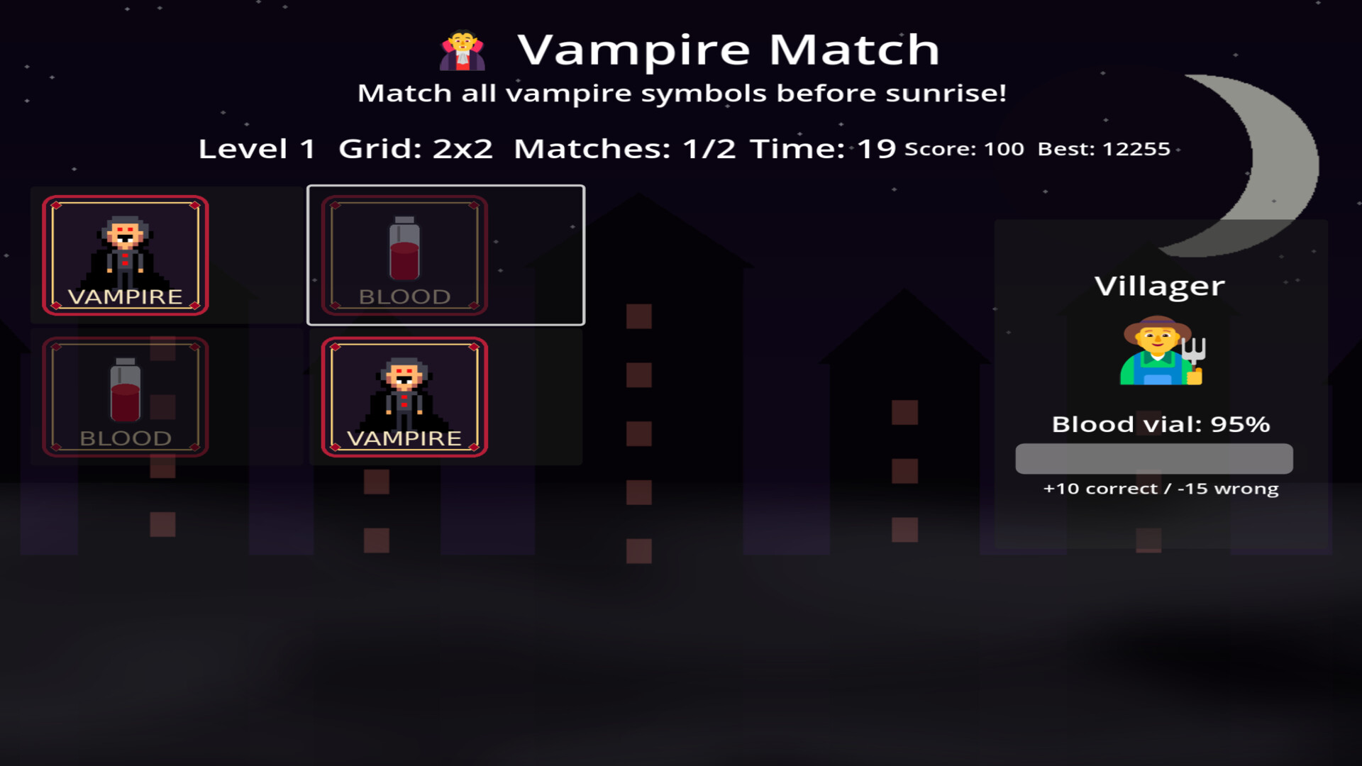 Vampire Match screenshot 1