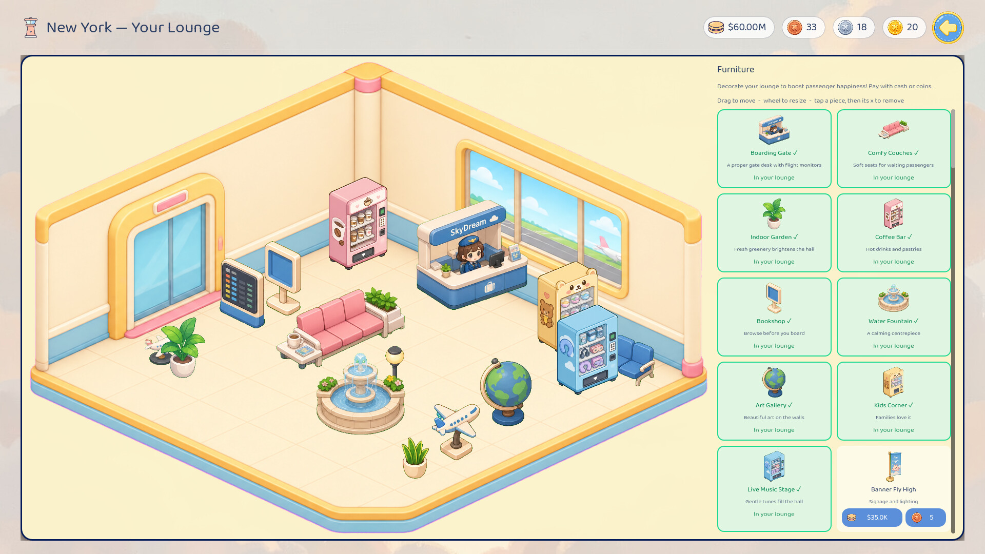 Cozy Airways screenshot #3