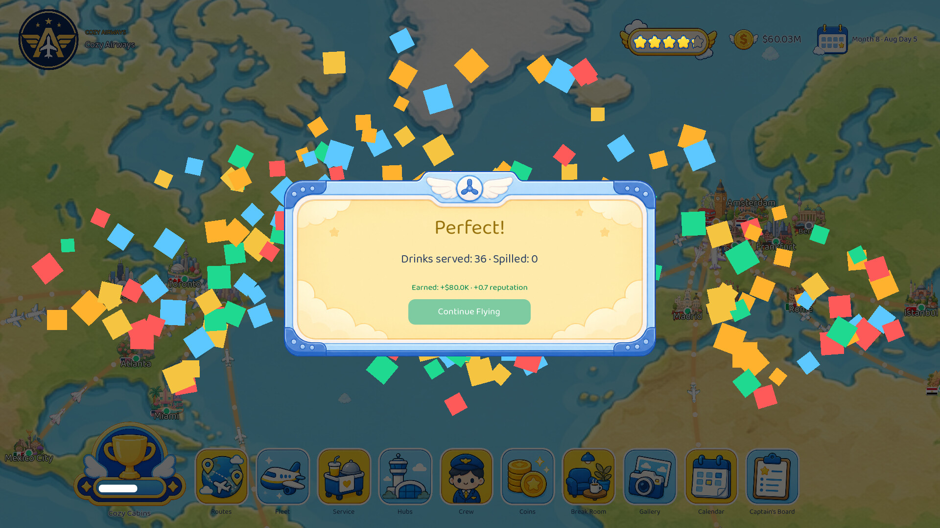 Cozy Airways screenshot #4