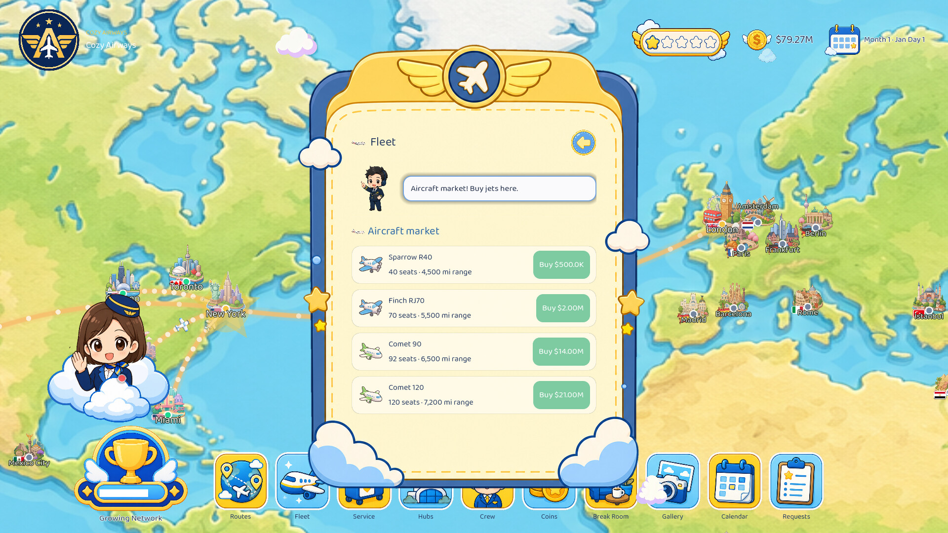 Cozy Airways screenshot 4