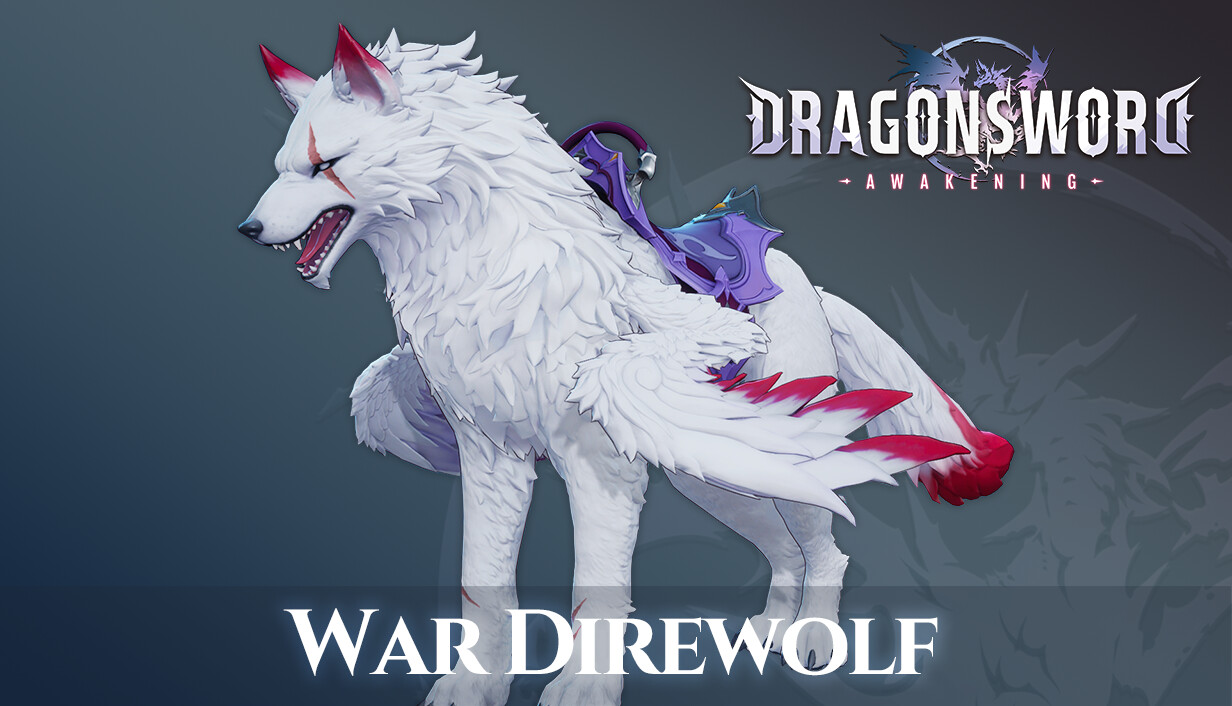 DragonSword : Awakening - Familiar : War Direwolf